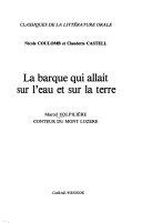 Cuviertine La barque qui allait sur l'eau et sur la terre