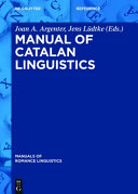 Cuviertine Manual of Catalan linguistics