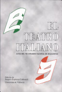 Cuviertine El teatro italiano : (actas del 7. congreso nacional de italianistas)