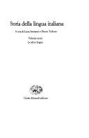Cuviertine Storia della lingua italiana