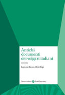Cuviertine Antichi documenti dei volgari italiani