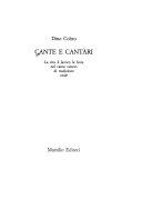 Cuviertine Cante e cantàri  : la vita, il lavoro, le feste nel canto veneto di tradizione orale