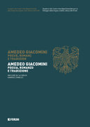 Copertina  Amedeo Giacomini : poesie, romanç e traduzion = poesia, romanzo e traduzione