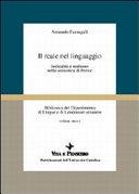 Copertina  Il reale nel linguaggio : indicalità e realismo nella semiotica di Peirce