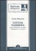 Copertina  Lucida carmina : comunicazione e scrittura da Epicuro a Lucrezio