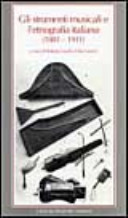 Cuviertine Gli strumenti musicali e l'etnografia italiana, 1881-1911 