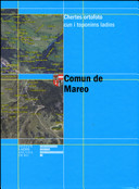Cuviertine Comun de Mareo : chertes ortofoto : cun i toponims ladins