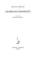 Copertina  La meglio gioventù