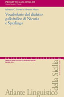 Cuviertine Vocabolario del dialetto galloitalico di Nicosia e Sperlinga