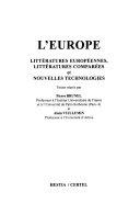 Copertina  L'Europe  : littératures européennes, littératures comparées et nouvelles technologies