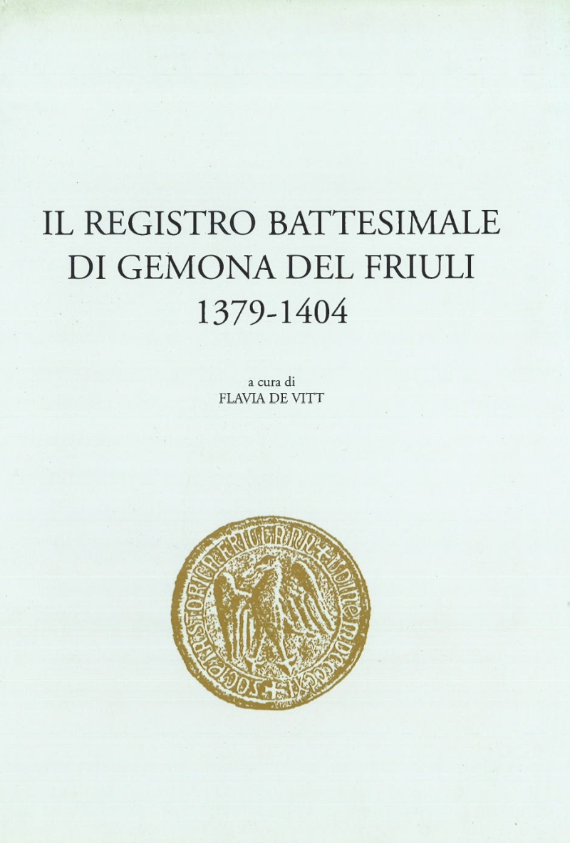 Copertina  Registro battesimale di Gemona del Friuli, 1379-1404